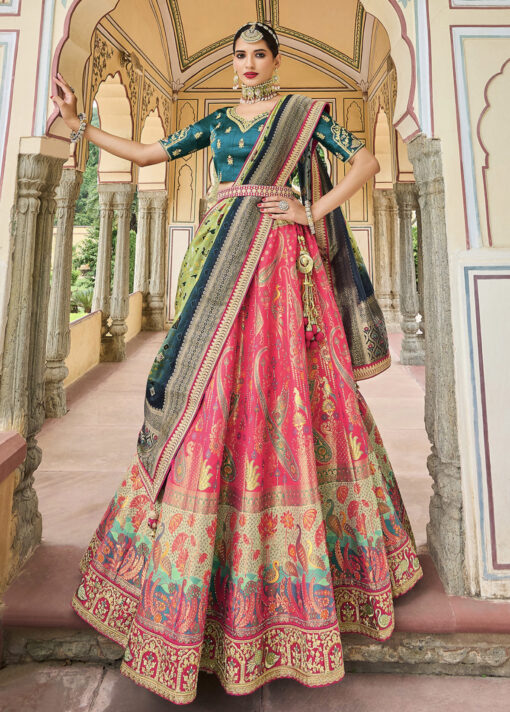 Banarasi sale lehengas online