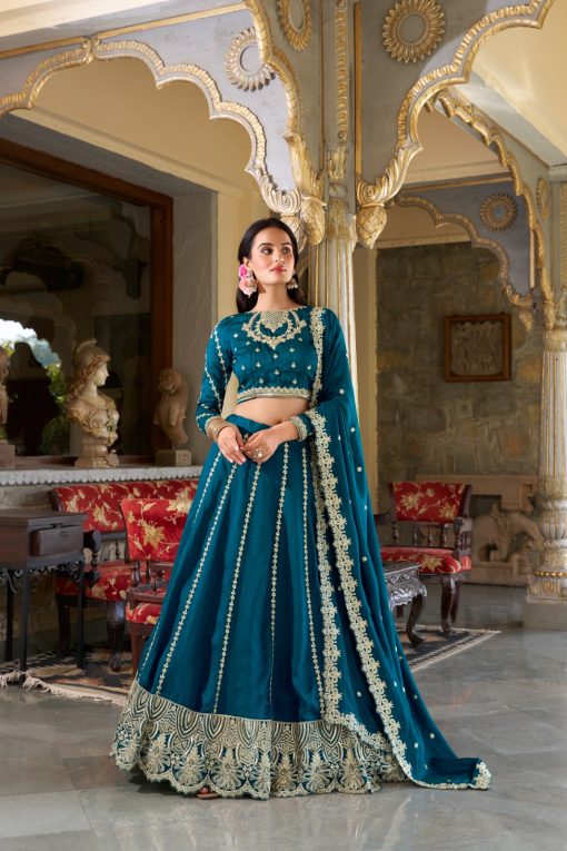 Morptich Color Beautiful Partywear Wedding Lehenga Choli