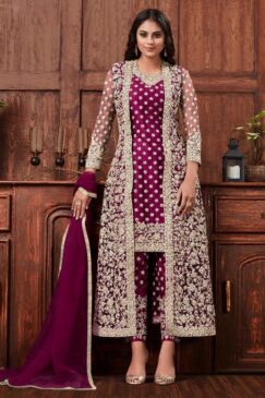 Pinkkart Pista Net Trouser Pants Frill Sleeves Salwar Kameez Formal Party  Indian Pakistani Punjabi Style Women Indian 8397  Amazoncouk Fashion