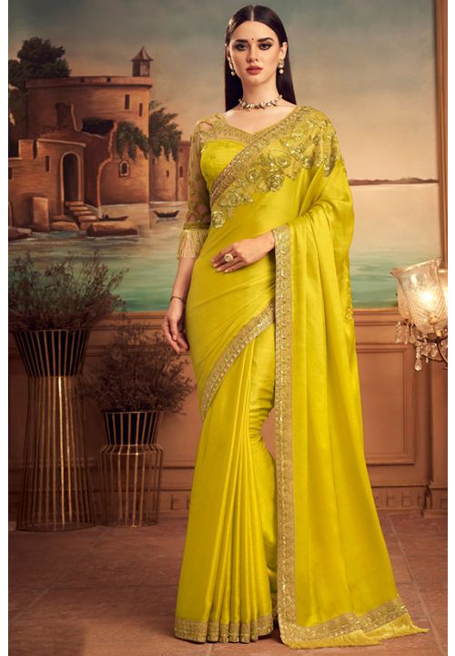 Yellow - Paithani - Sarees: Buy Latest Indian Sarees Collection Online |  Utsav Fashion