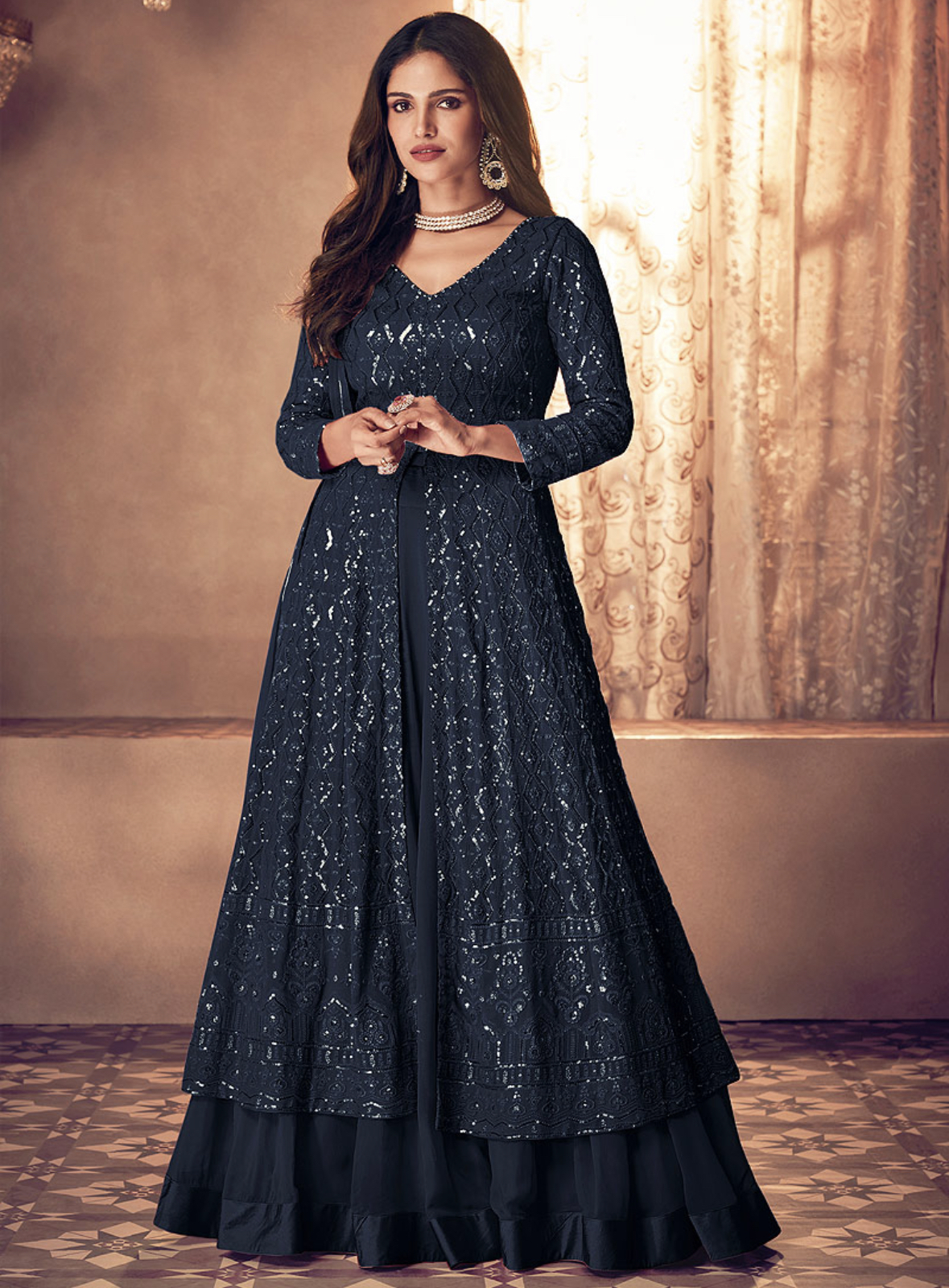 Amazon.com: Henith Collection Ready To Wear Indina/Pakistani Embroidered  Lehenga Style Designer Anarkali Suit Anarkali Gown For Women : Clothing,  Shoes & Jewelry