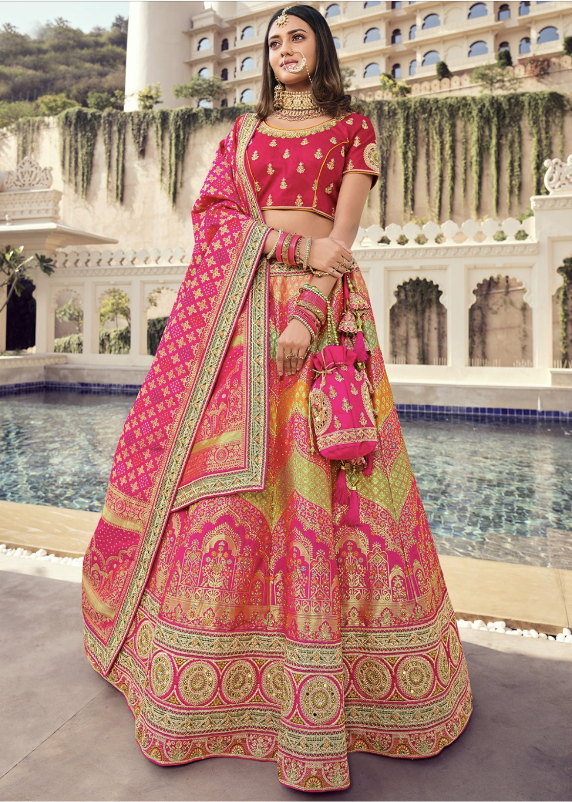 Girls: Lehenga Choli - Buy Latest Lehenga Choli Collection for Girls Online  UK