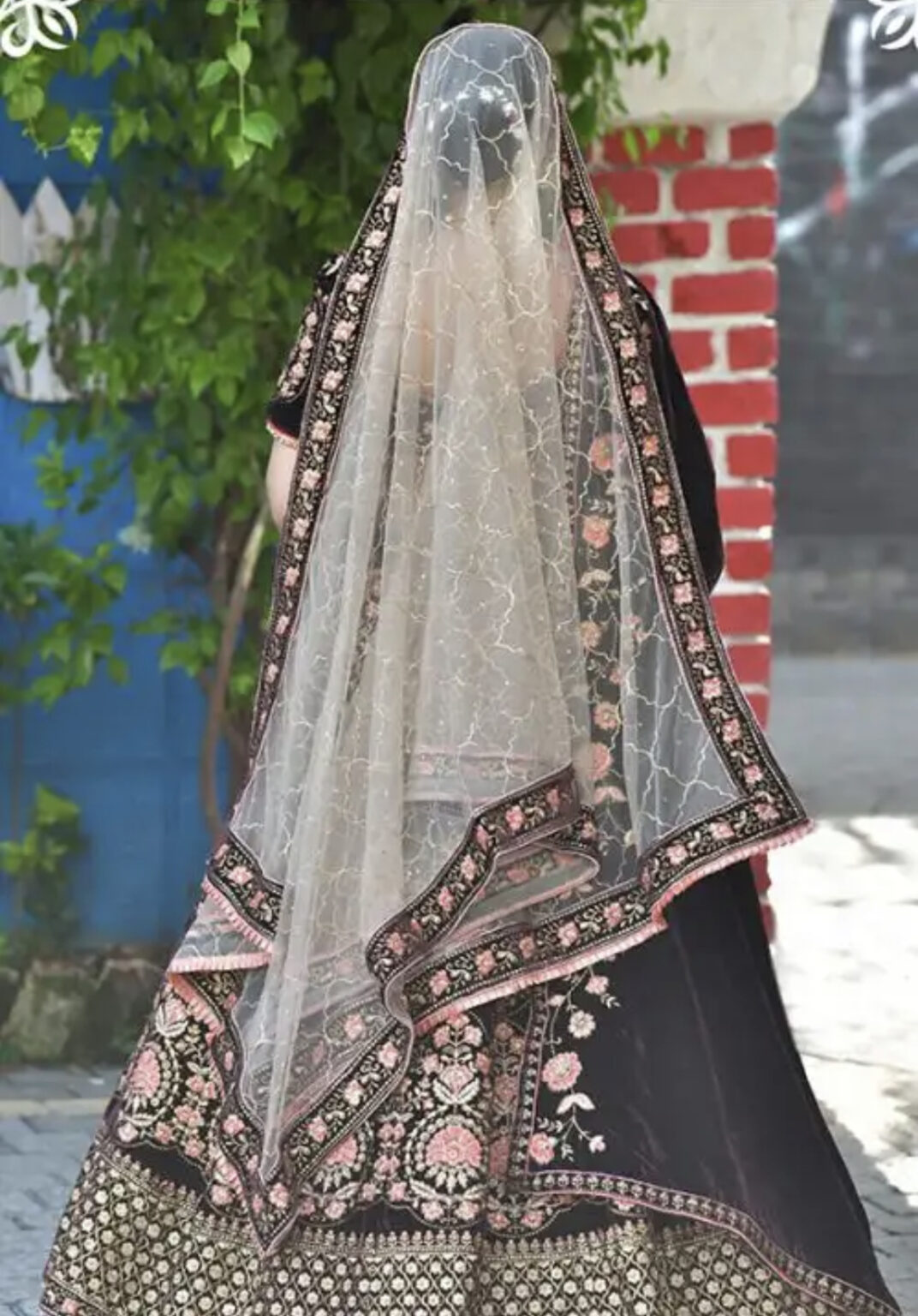 Mocha Velvet Lehenga Choli - Lehengas Designer Collection